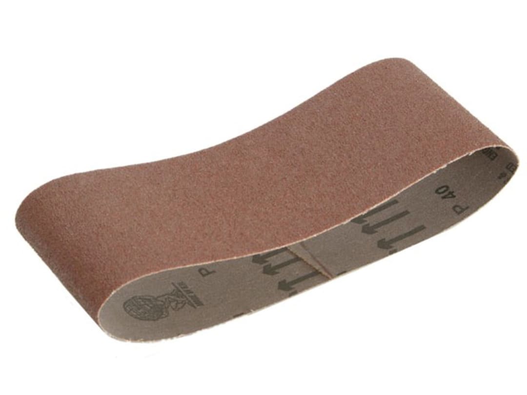 Faithfull Cloth Sanding Belt 610 x 100mm 80G (Pack 3) FAIAB100610M