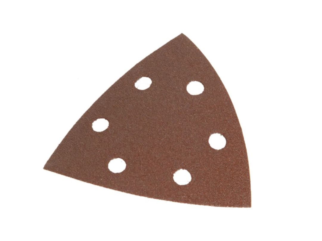 Faithfull Delta Hook & Loop Sanding Sheets TR2 93mm Coarse (Pack 5) FAIADSSC