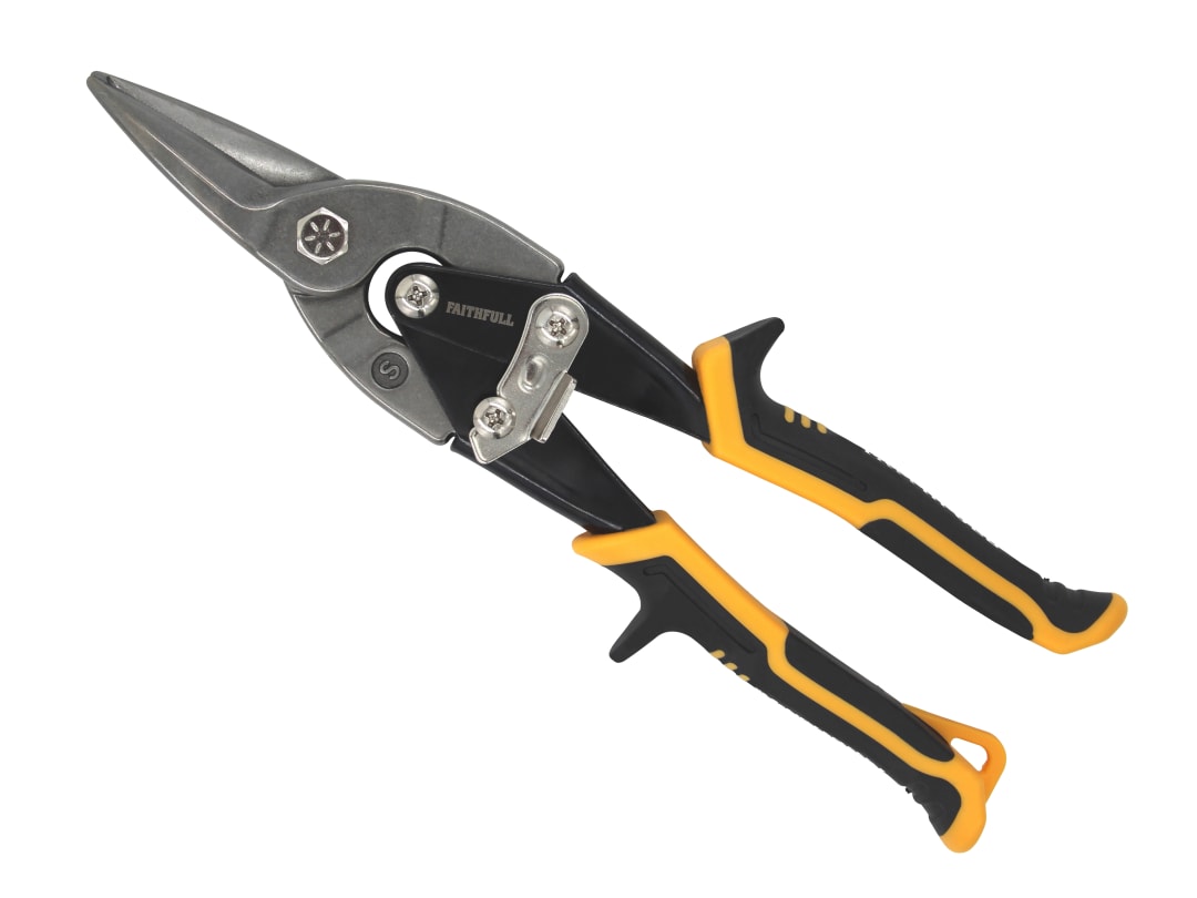 Faithfull Compound Aviation Snips - Straight Cut FAIAS