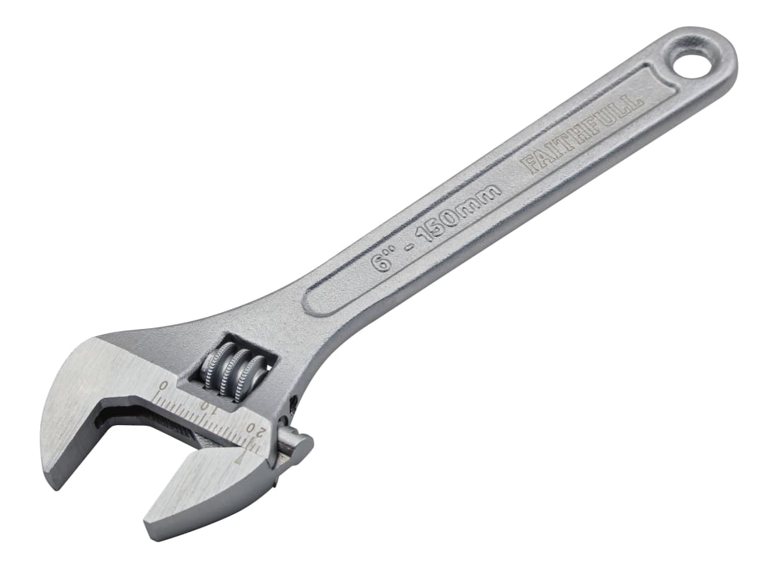 Faithfull Chrome Adjustable Spanner 150mm (6in) FAIAS150MC