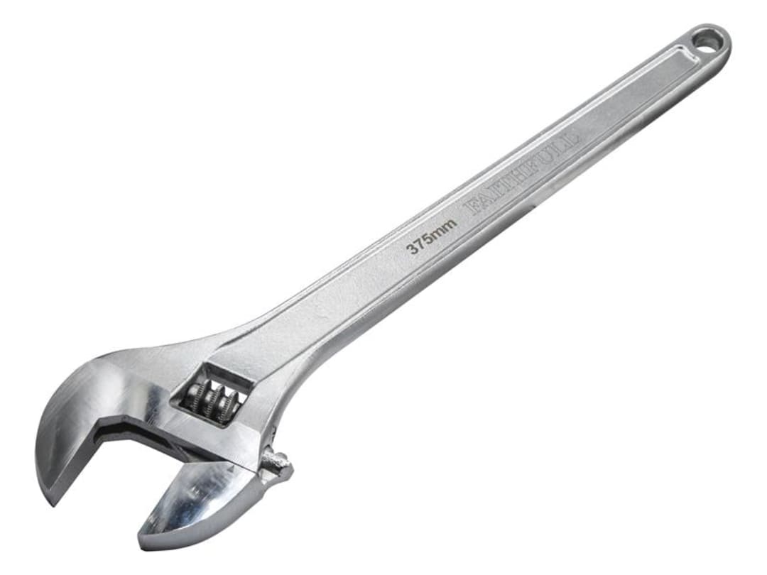 Faithfull Chrome Adjustable Spanner 375mm (15in) FAIAS375MC