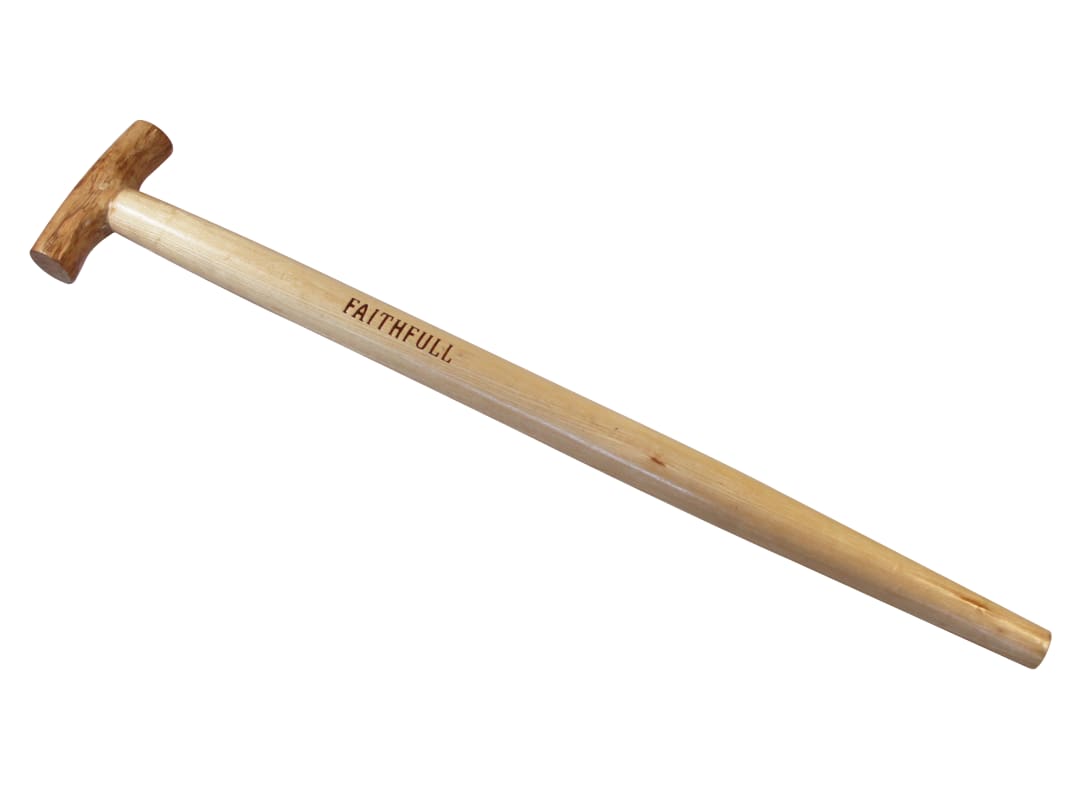 Faithfull FSC Ash T Handle Straight Taper 28in FAIATSTFSC