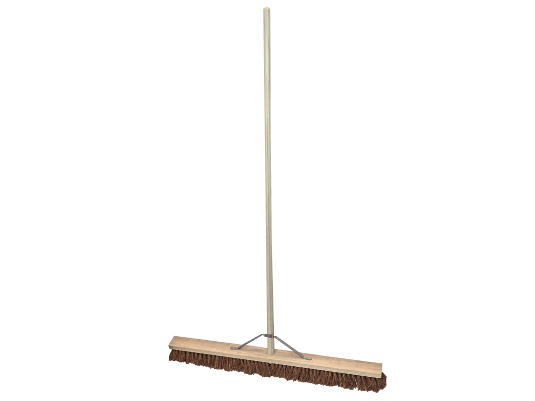 Faithfull Broom Soft Coco 900mm (36in) + Handle & Stay FAIBRCOCO36H
