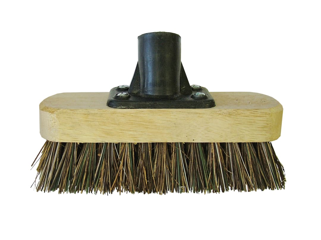 Faithfull Deck Scrub Broom Head 175mm (7in) Threaded Socket FAIBRDECKSCR