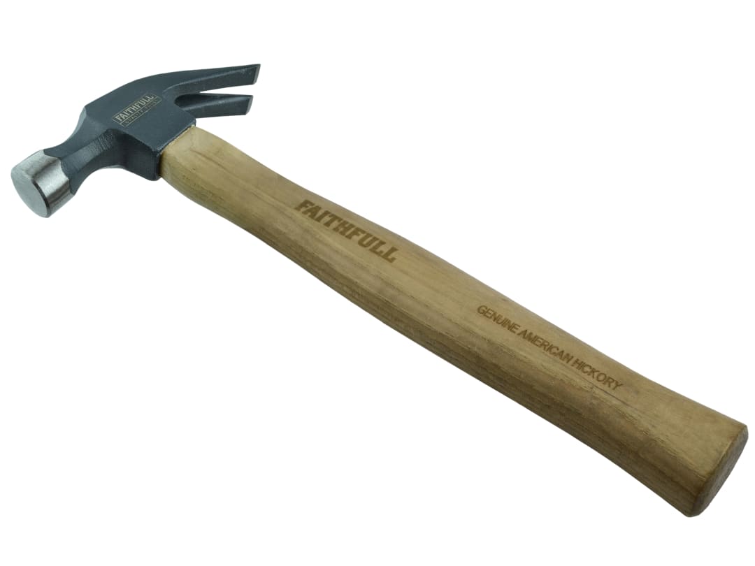 Faithfull Claw Hammer Hickory Shaft 454g (16oz) FAICAH16