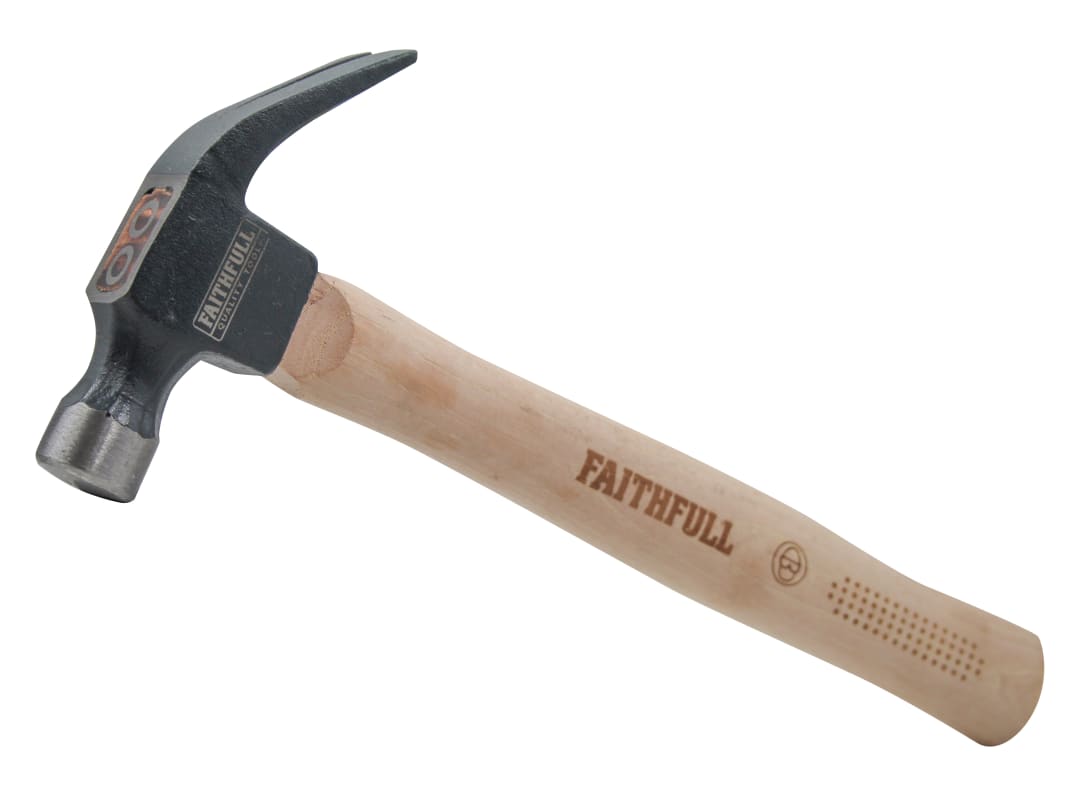 Faithfull FSC Hickory Claw Hammer 454g (16oz) 60412050