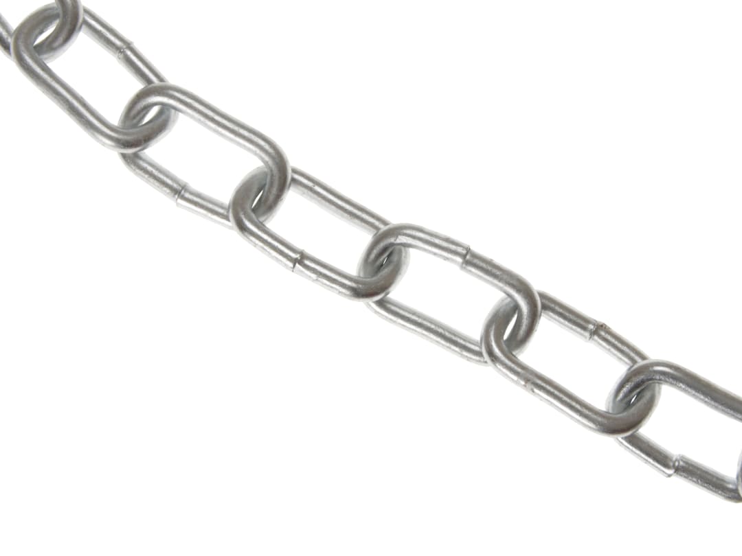 Faithfull Zinc Plated Chain 6mm x 10m Box - Max. Load 250kg FAICHBOX60Z