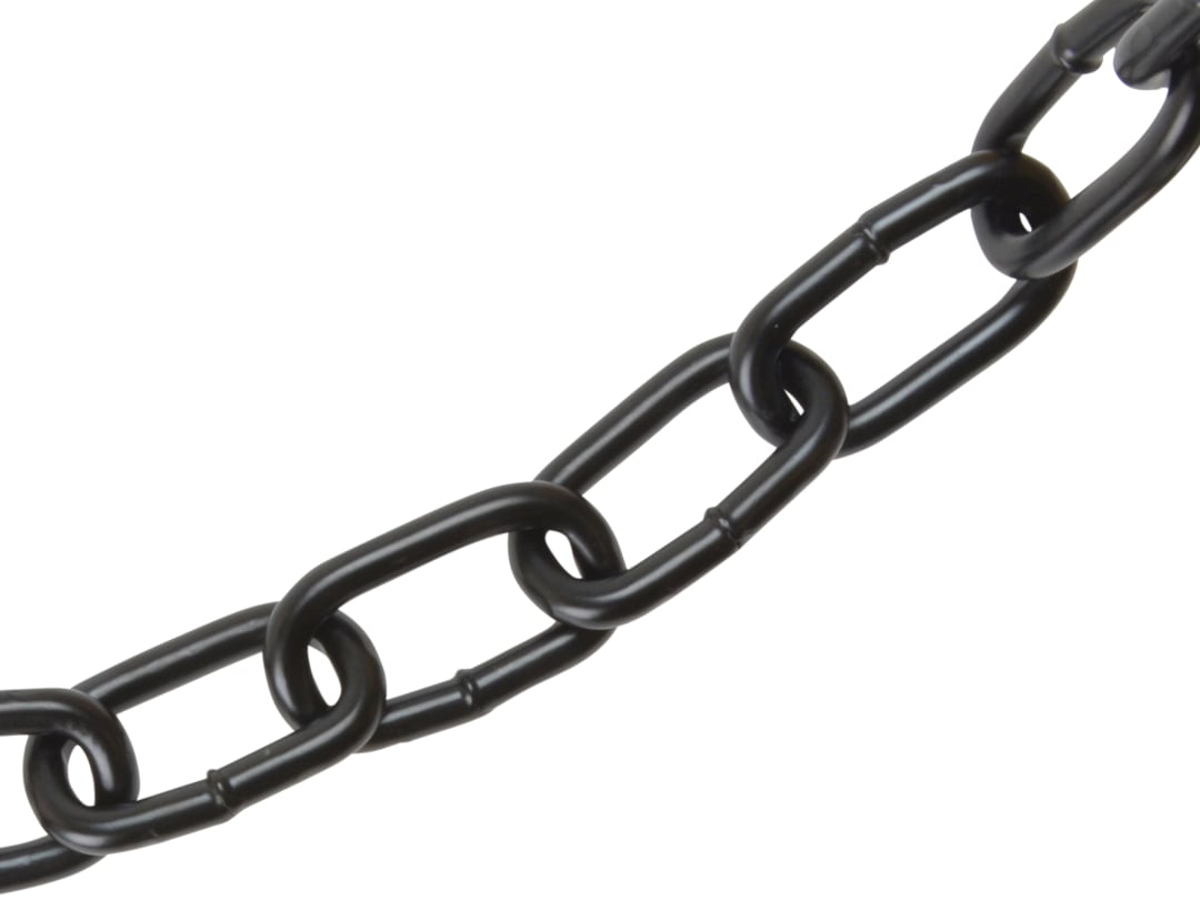Faithfull Black Japanned Chain 8mm x 10m Box - Max. Load 450kg FAICHBOX80B