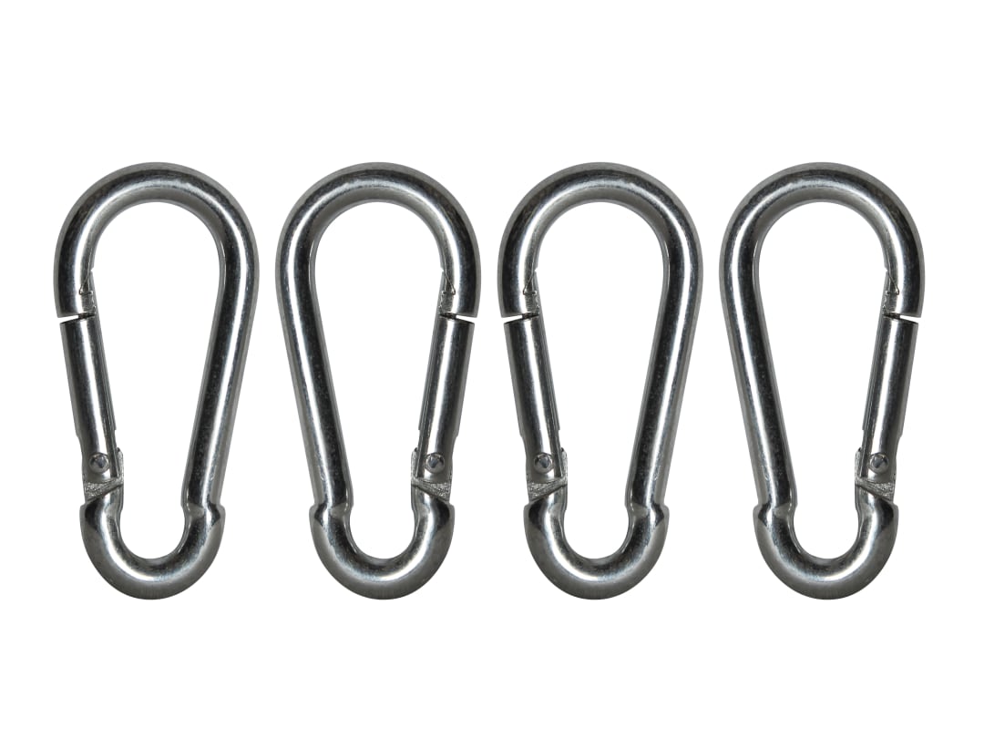 Faithfull Fire Brigade Snap Hook 6mm Zinc Plated (Pack 4) FAICHFBS60