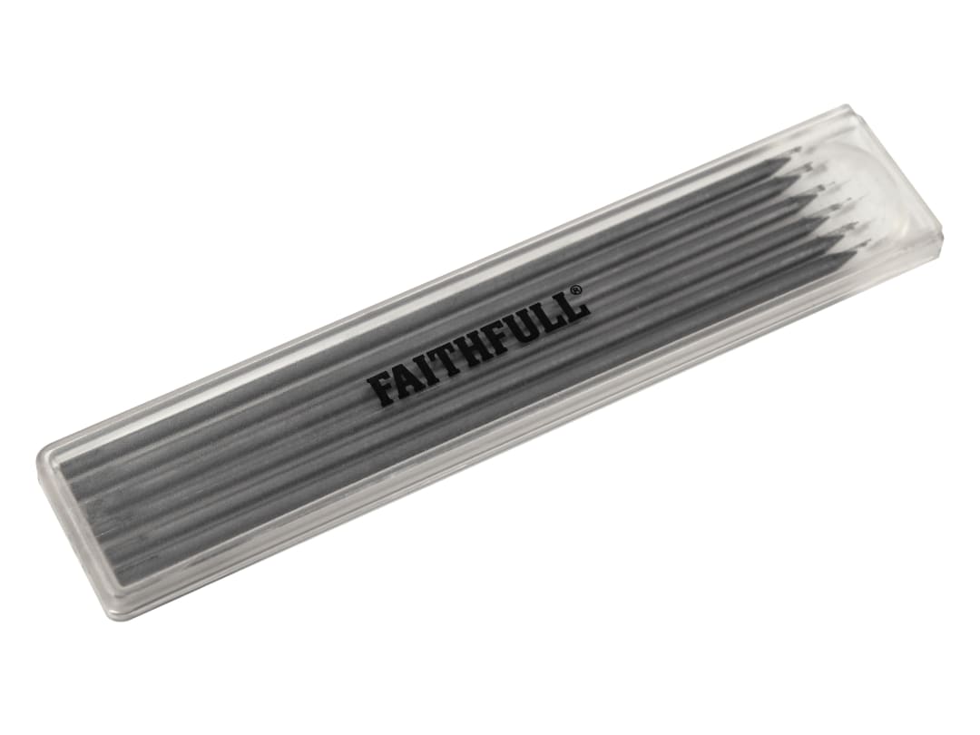 Faithfull Black Pencil Marking Refill Pack, 6 Piece FAICPLRRFILB