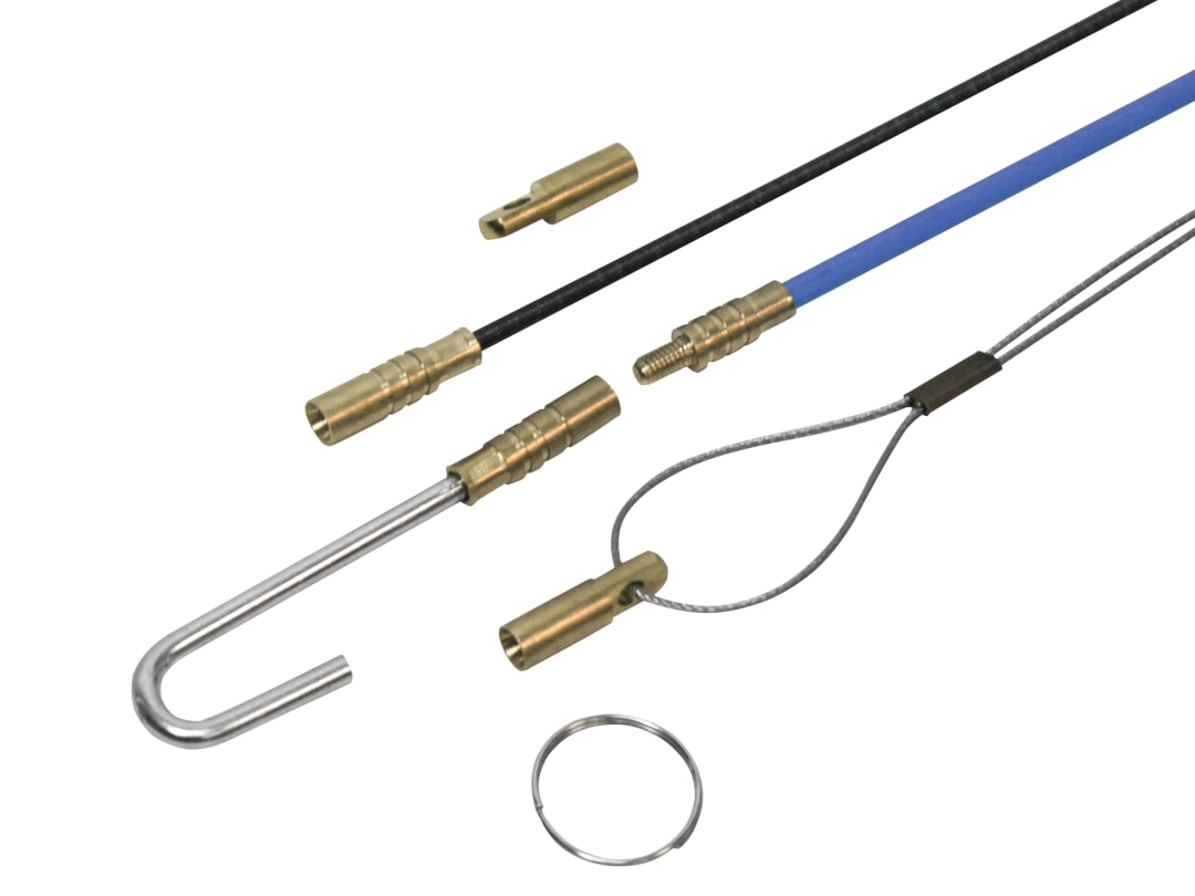 Faithfull Fibreglass Cable Rod Set 15pc 10 x 330mm FAICRS330