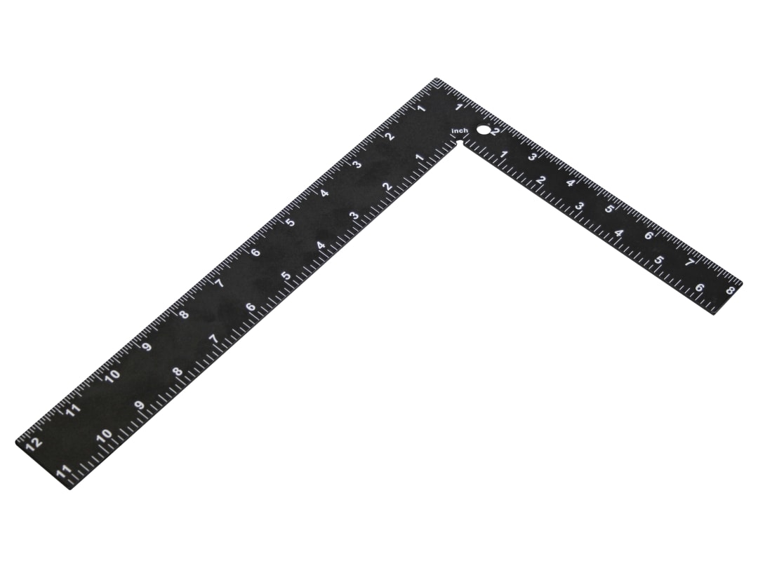 Faithfull Black Steel Roofing Square 200 x 300mm (8 x 12in) FAICS300200