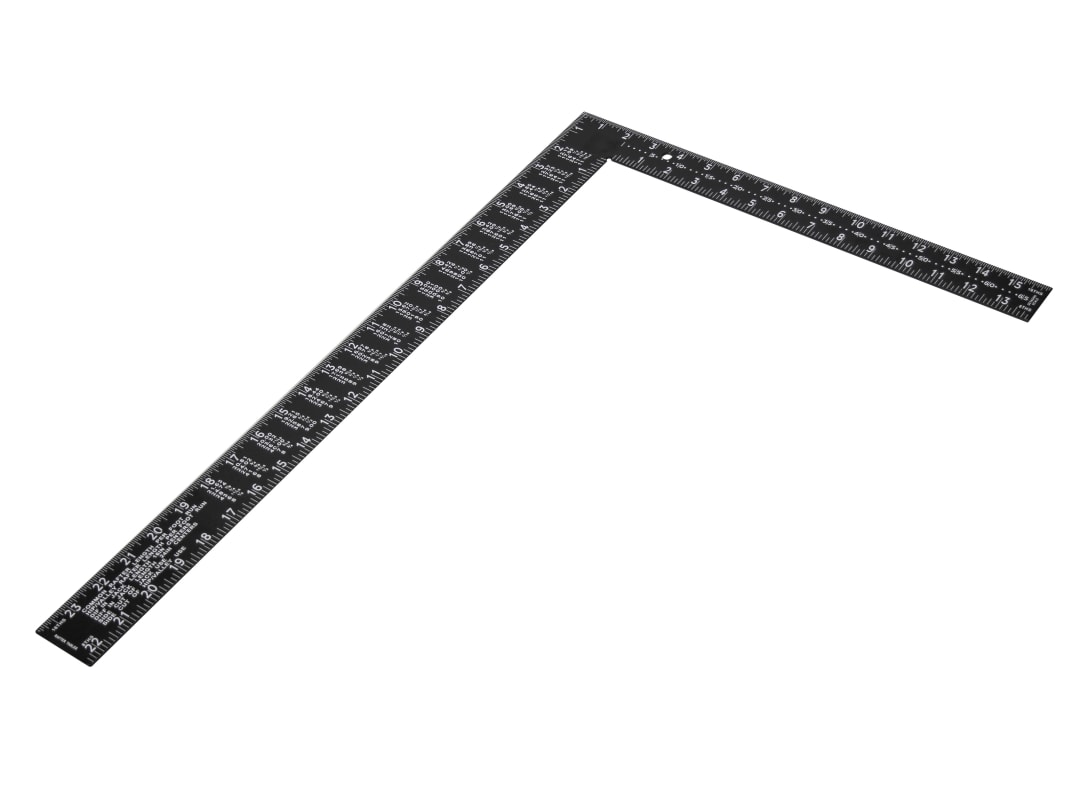 Faithfull Black Steel Roofing Square 400 x 600mm (16 x 24in) FAICS600400