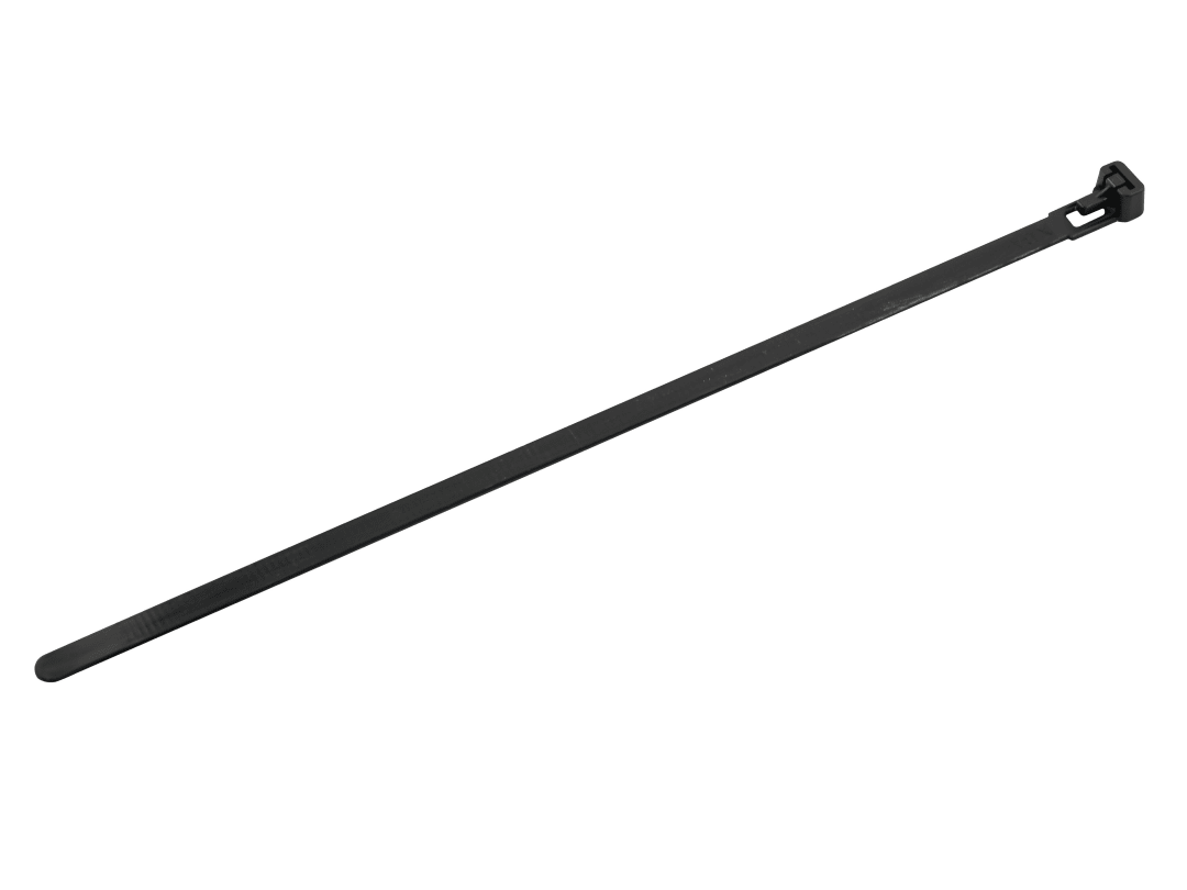 Faithfull Reusable Cable Tie Black 7.6 x 250mm (Pack 50) FAICT250R
