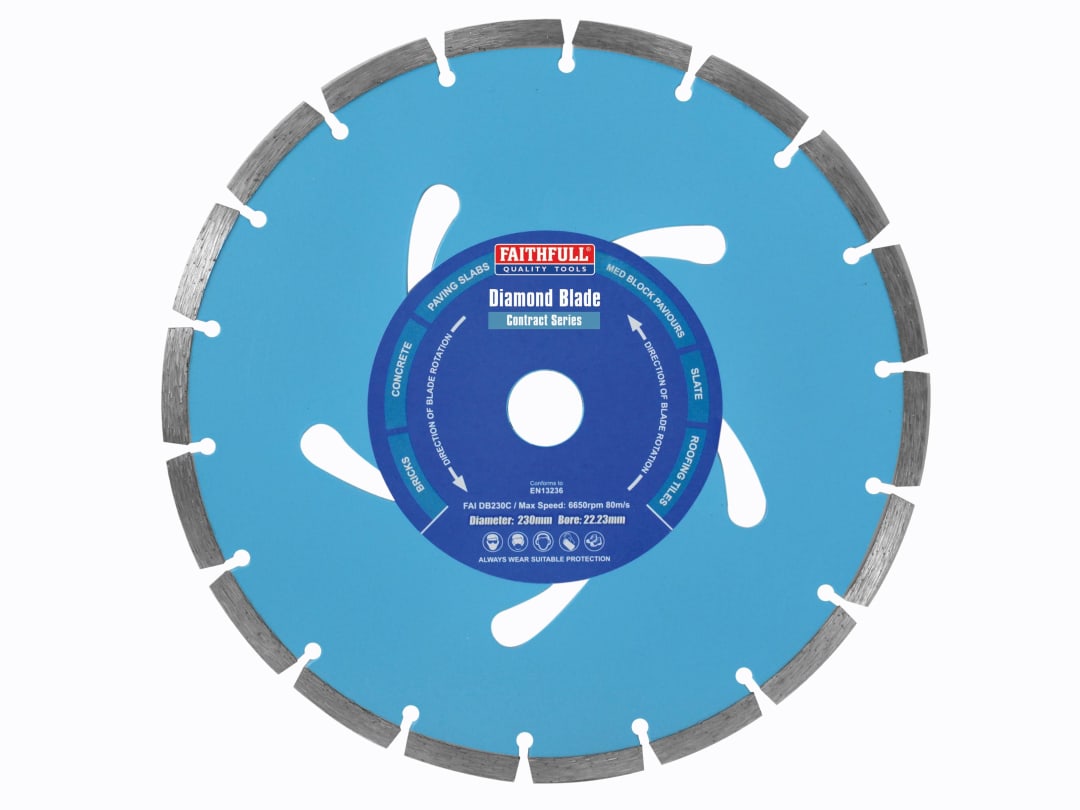 Faithfull Contract Diamond Blade 230 x 22.2mm FAIDB230C