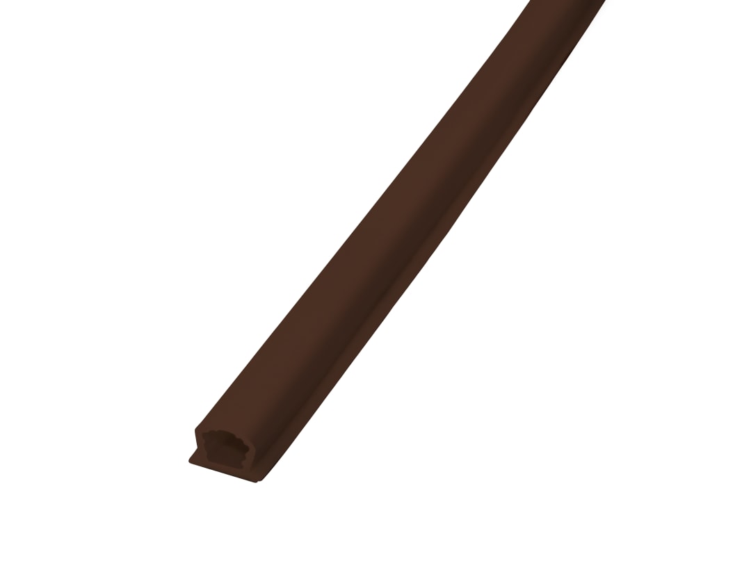 Faithfull Silicone Draught Excluder Brown 6M 9 x 7mm FAIDEN976B