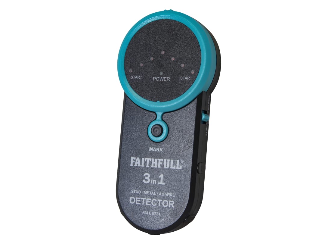 Faithfull 3-in-1 Detector Stud Metal & Live Wire FAIDET31