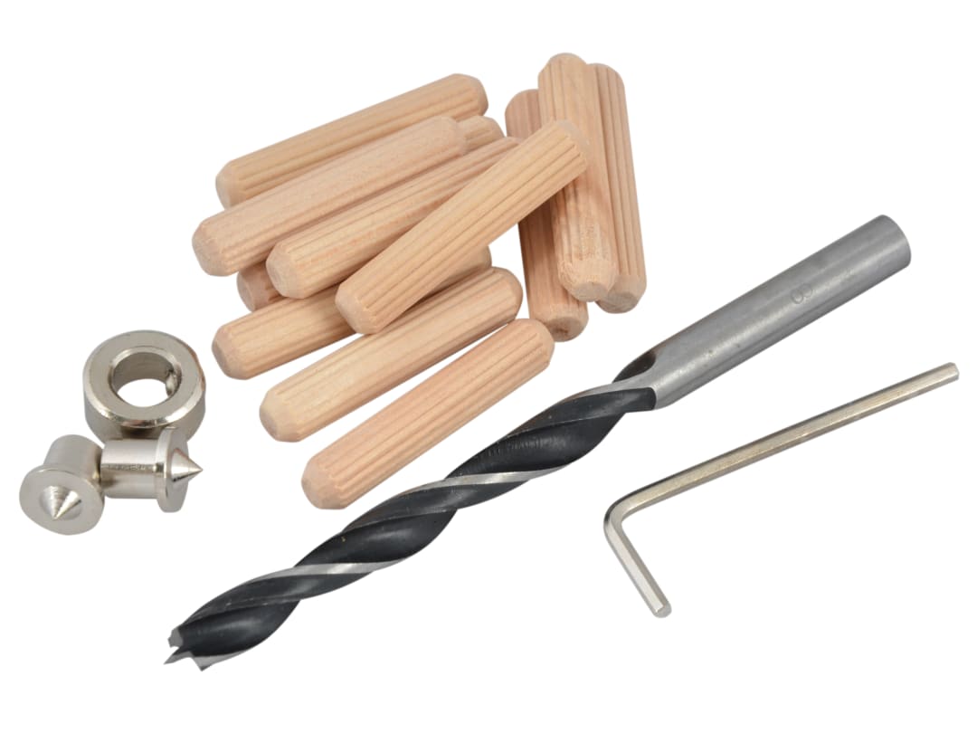 Faithfull Dowel Kit 6mm Drill & Points FAIDOWKIT6
