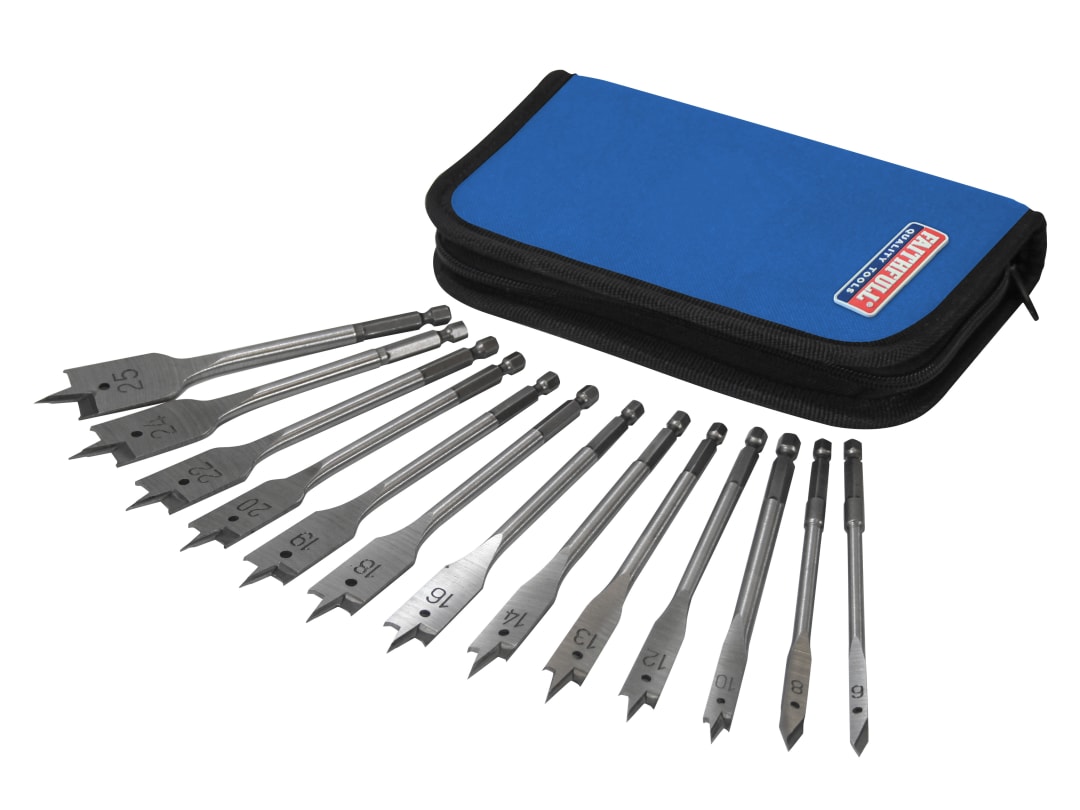 Faithfull Flat Bit Set, 13 Piece FAIFBSET13E