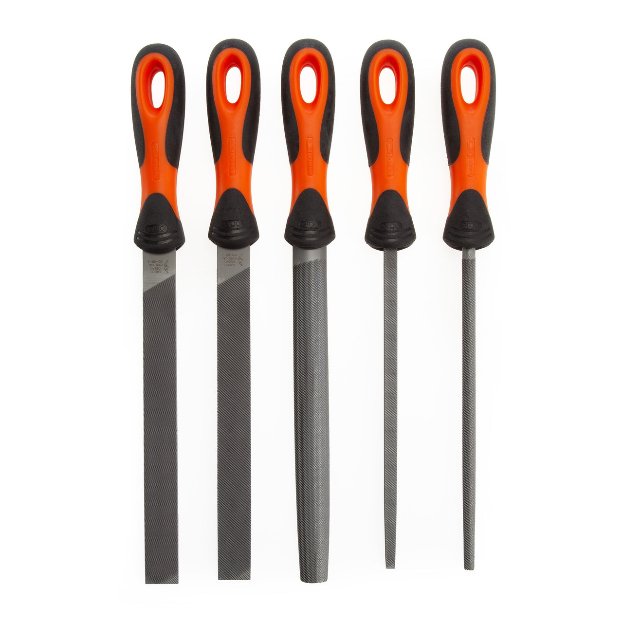 Bahco 200mm (8in) ERGO™ Engineering File Set, 5 Piece 1-478-08-1-2