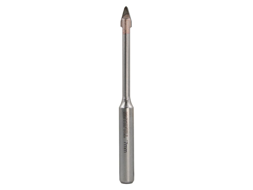 Faithfull Carbide Hard Tile & Glass Drill Bit 7mm FAIGDC07