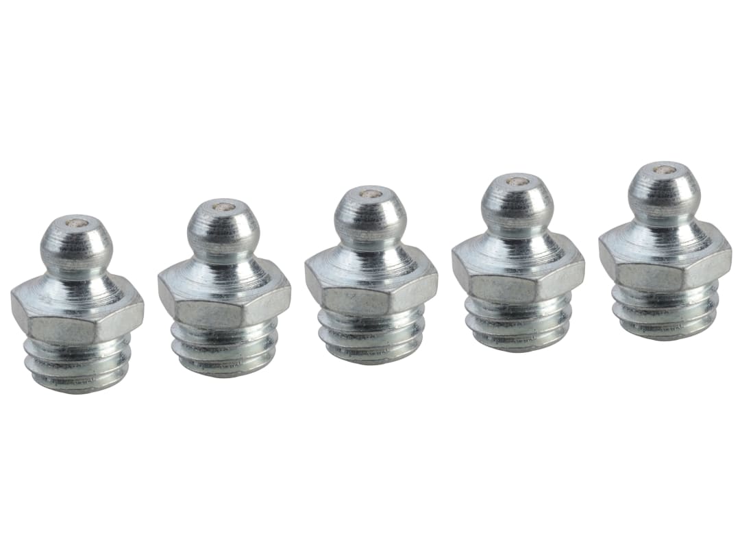 Faithfull Grease Nipple Straight M10 x 1.5 (Pack 5) FAIGGN10150M