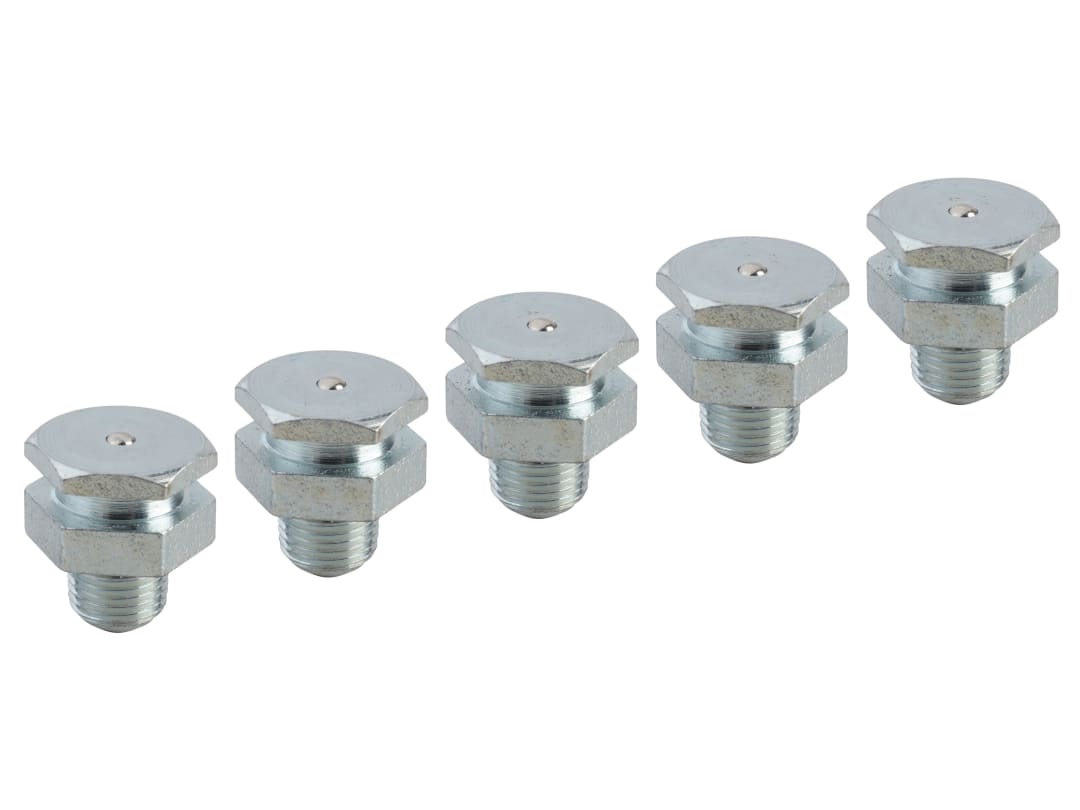 Faithfull Grease Nipple Button 1/8in BSP (Pack 5) FAIGGN18BSPB
