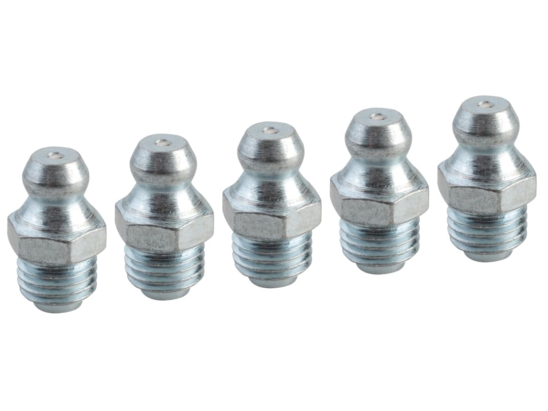 Faithfull Grease Nipple Straight M8 x 1.0 (Pack 5) FAIGGN8100M