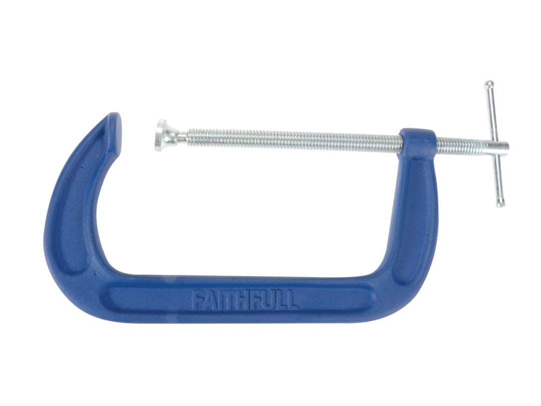 Faithfull Medium-Duty G-Clamp 200mm (8in) FAIGMD8