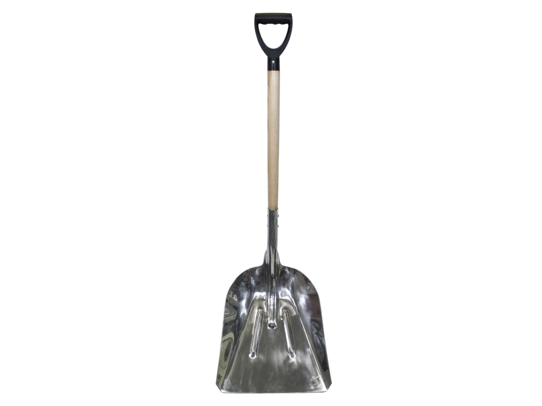 Faithfull Aluminium Grain Shovel Wood Handle FAIGRAIN