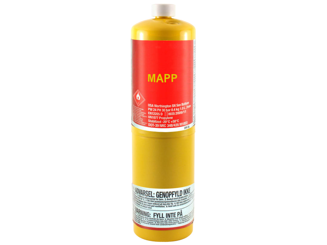 Faithfull Gas Cylinder MAPP CGA600 Fitting FAIGZMAPPT