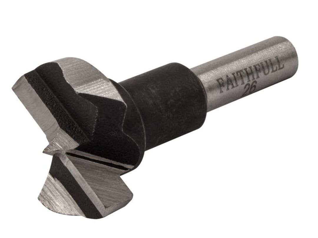 Faithfull HCS Hinge Boring Bit 26mm x 60mm FAIHBB26HCS