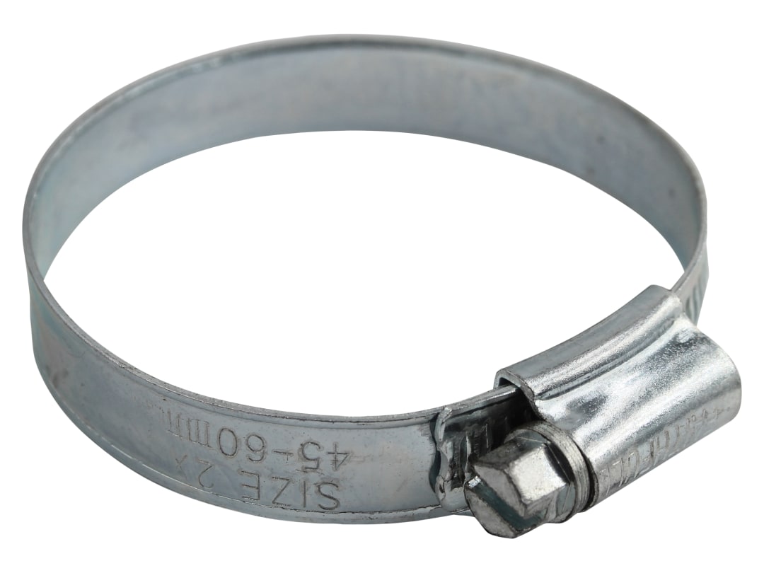 Faithfull 2X Hose Clip - Zinc MSZP 45 - 60mm FAIHC2XB