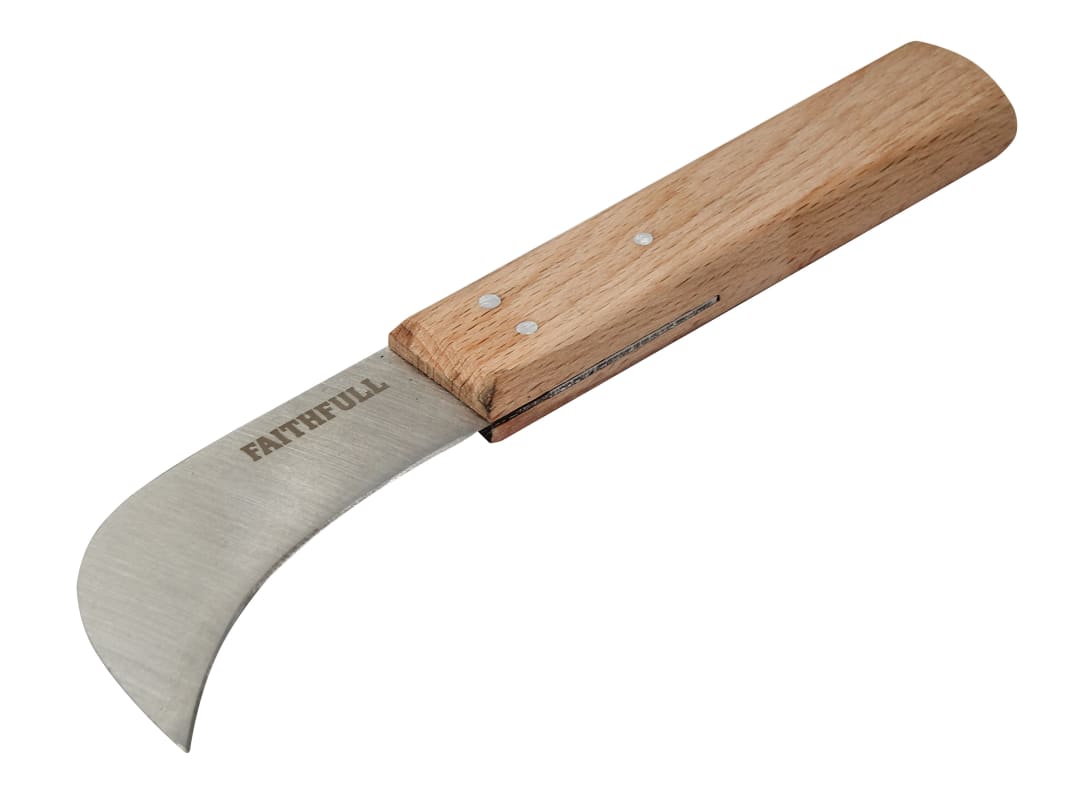 Faithfull FSC Beech Lino Knife 75mm (3in) FAIKLINOF