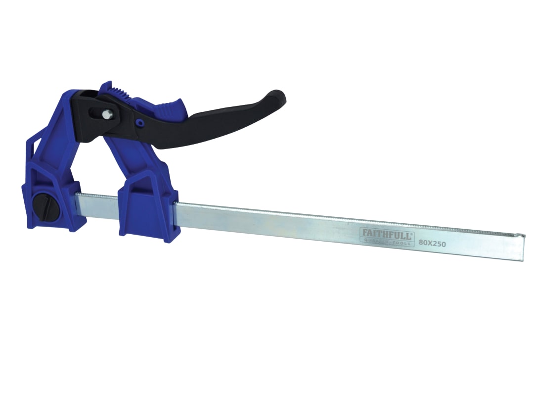 Faithfull Heavy-Duty Lever Clamp Capacity 250mm FAILC250120