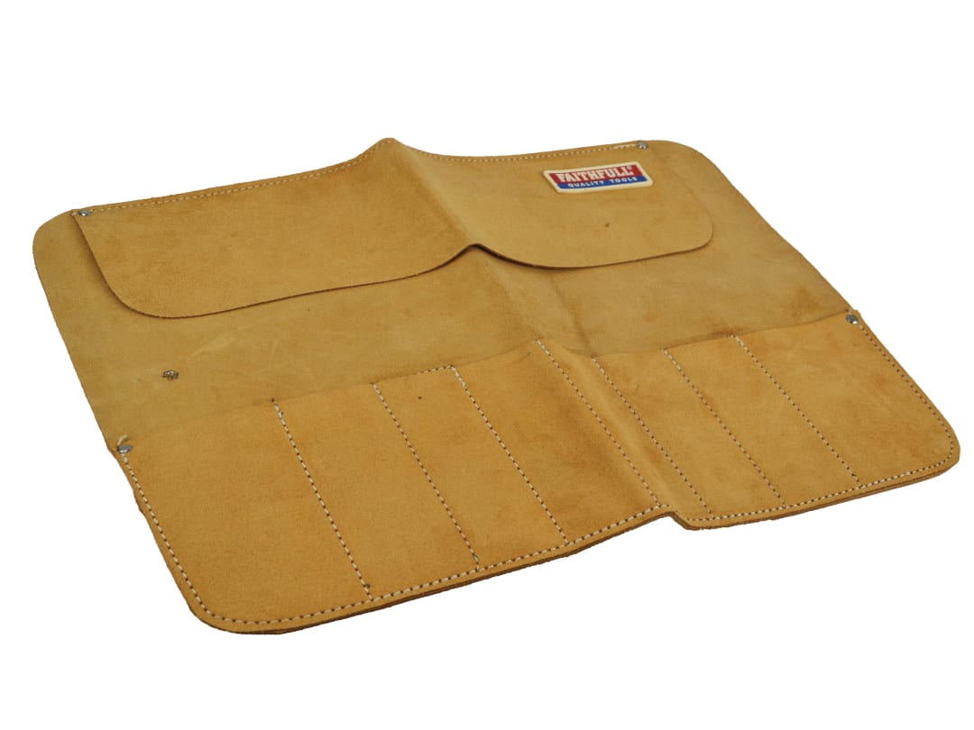 Faithfull Leather Chisel Roll 33 x 47cm FAILCR8