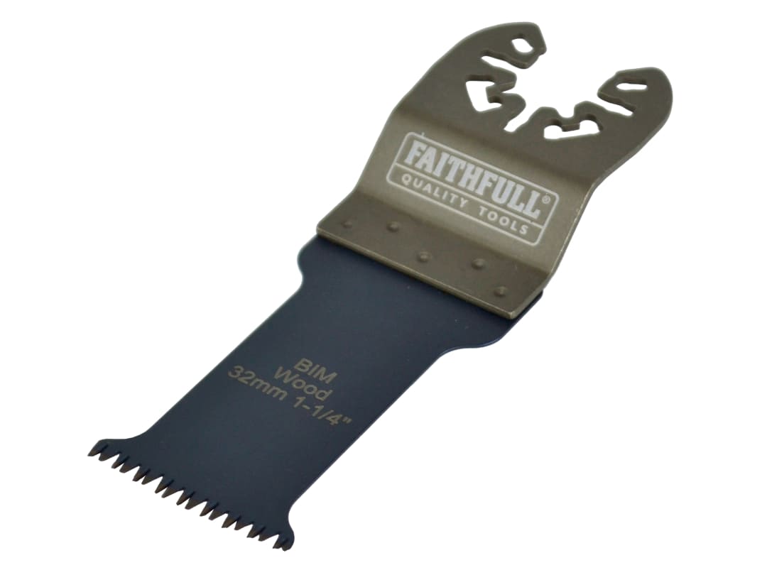 Faithfull Premium Arc Cut Hardwood Bi-Metal Blade 32mm FAIMFHW32P