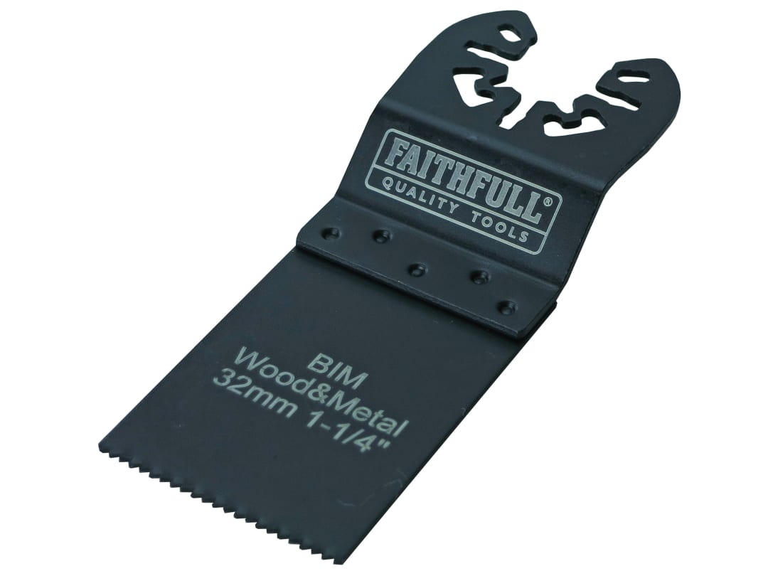 Faithfull Bi-Metal Flush Cut Wood/Metal Blade 32mm FAIMFWM32