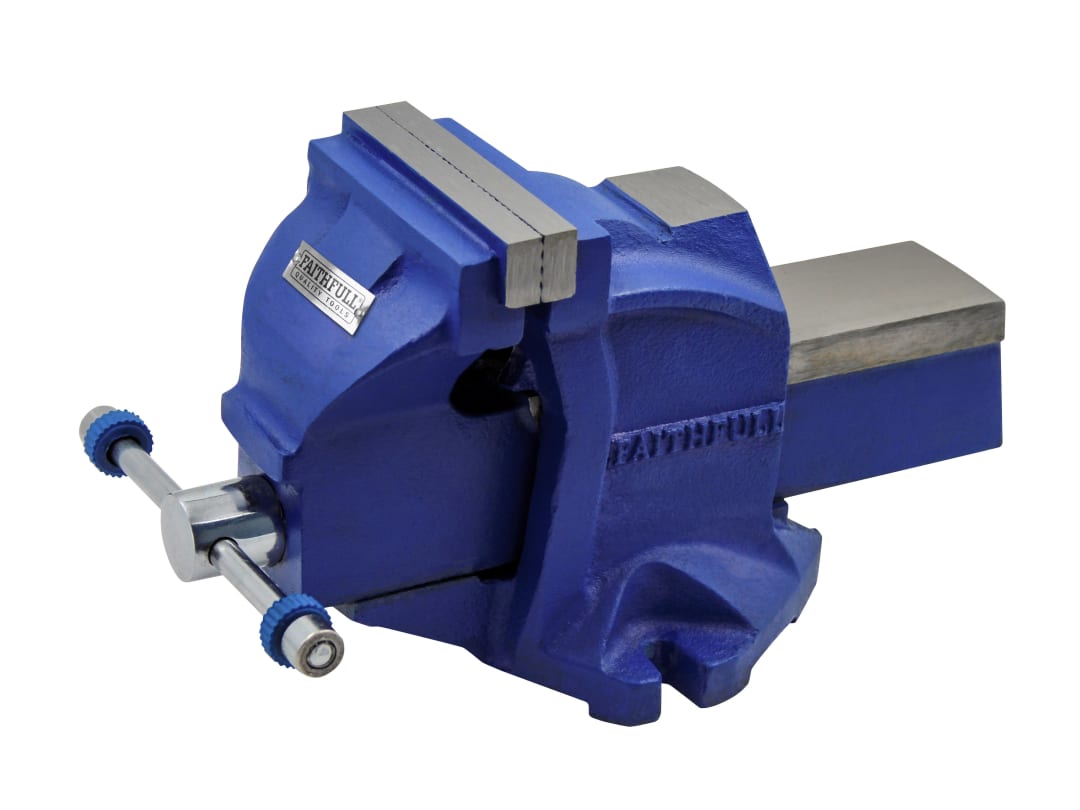 Faithfull Mechanics Vice with Magnetic Jaws 100mm (4in) FAIMV100SG