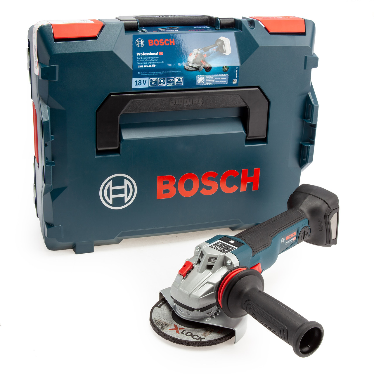 Bosch GWS 18V-10 SC Professional Angle Grinder 125mm 18V Bare Unit 06019G340B