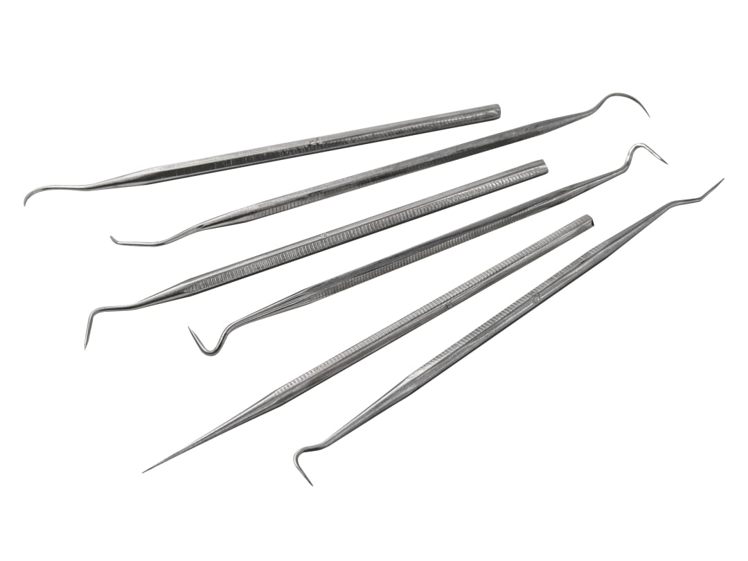 Faithfull Picks & Carvers Set 6 Piece Stainless Steel FAIPICKSET