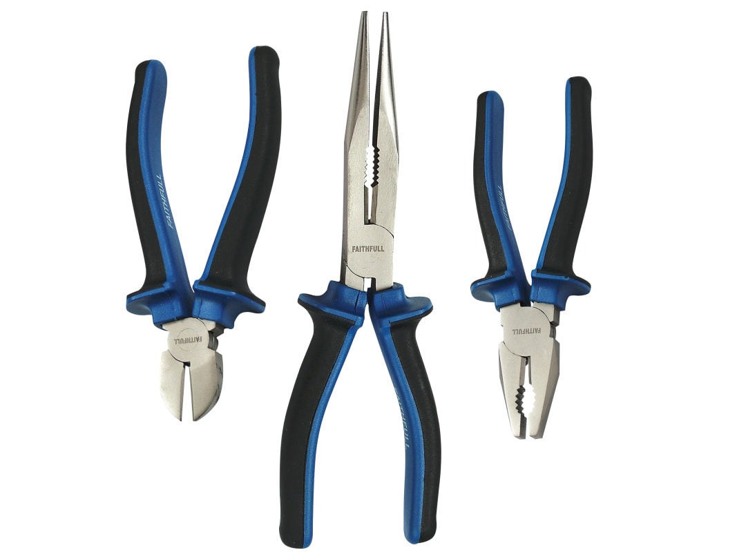 Faithfull Handyman Pliers Set, 3 Piece FAIPLSET3LN