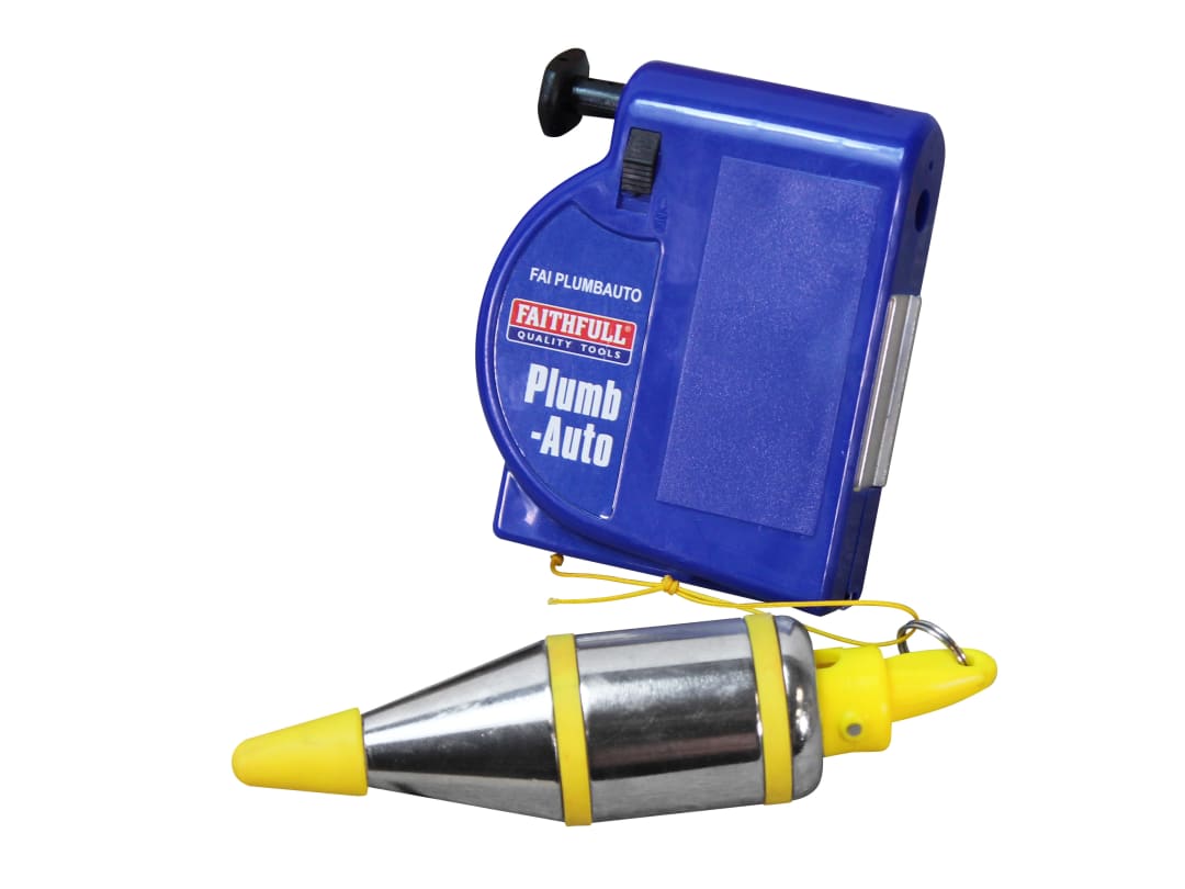 Faithfull Plumb-Auto Automatic Plumb Line 400g (14oz) FAIPLUMBAUTO