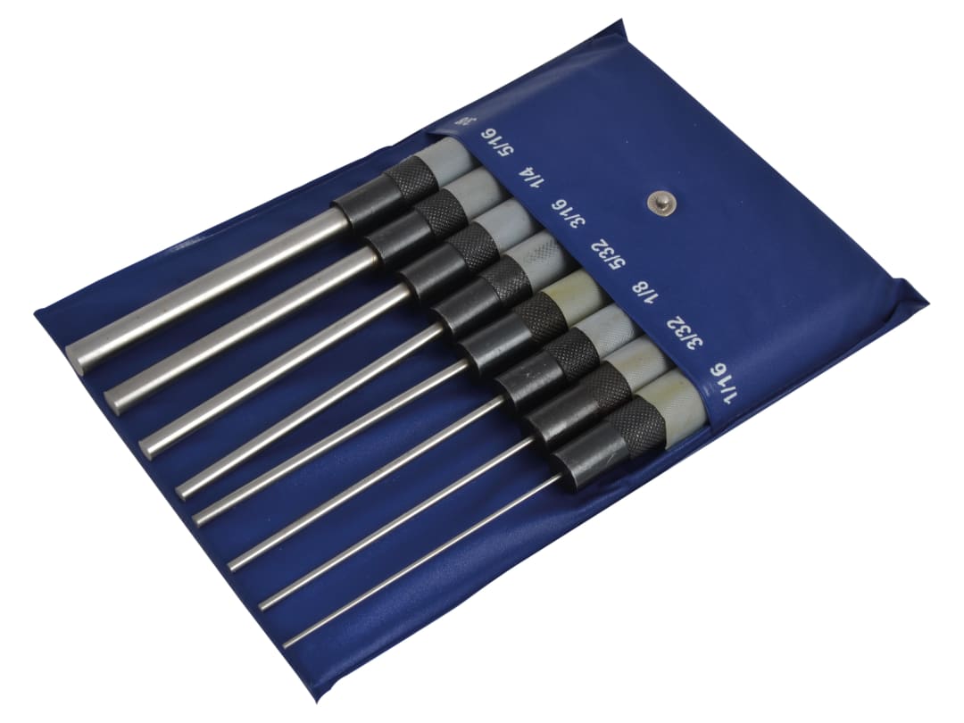 Faithfull Long Series Pin Punch Set, 8 Piece FAIPPSET8RHL