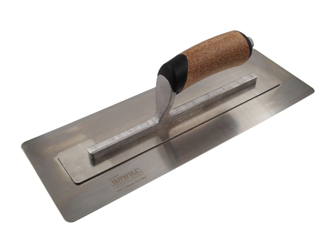 Faithfull Flex Finishing Trowel with Cork Handle 350mm (14in) FAIPTFLEX14C