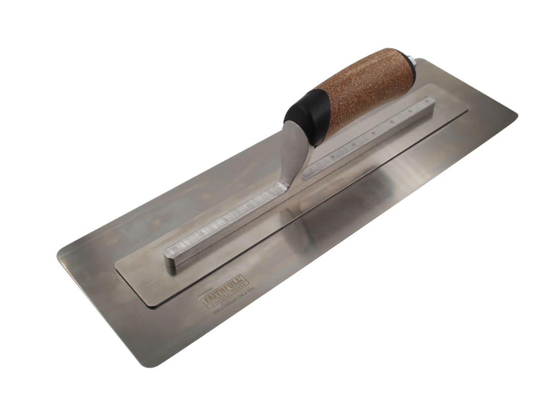 Faithfull Flex Finishing Trowel with Cork Handle 400mm (16in) FAIPTFLEX16C