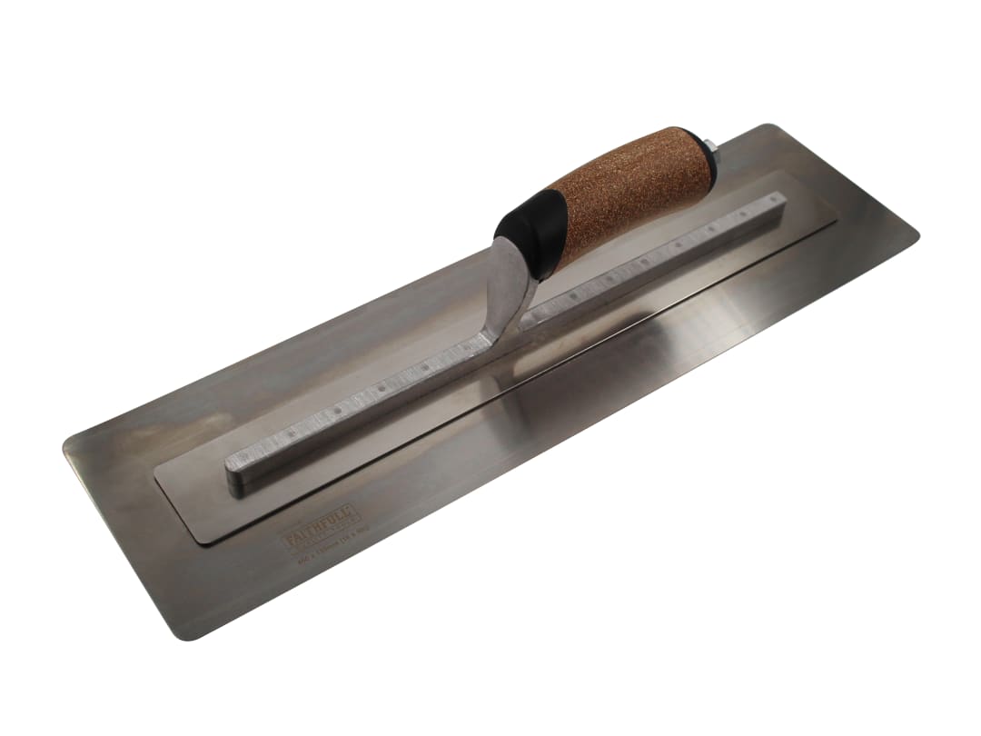 Faithfull Flex Finishing Trowel with Cork Handle 450mm (18in) FAIPTFLEX18C
