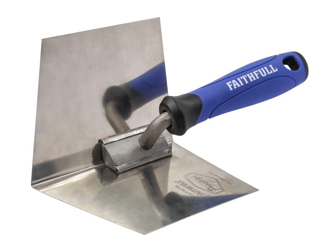 Faithfull Prestige Internal Corner Trowel 5 x 4in FAIPTICTSS