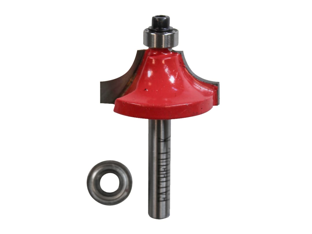 Faithfull Router Bit TCT 9.5mm Rounding Over 1/4in Shank FAIRB111
