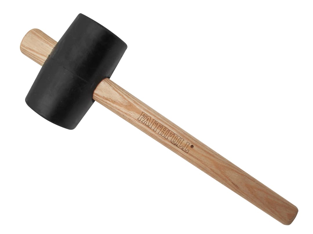 Faithfull FSC Black Rubber Mallet 16oz FAIRMB16FSC